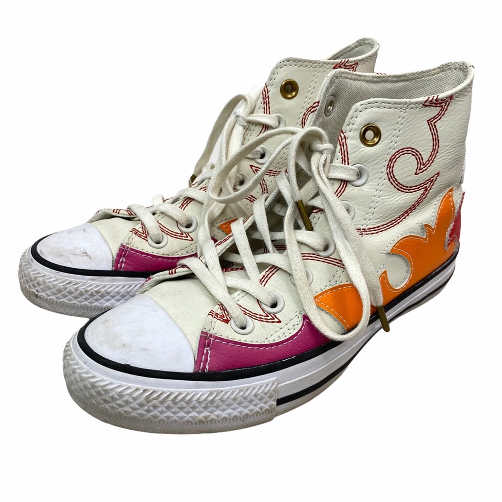 Converse Chuck Taylor High Egret Habanero Flame 6
